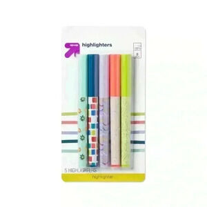 Up & Up Highlighters  Narrow Chisel Tip 4 Pack